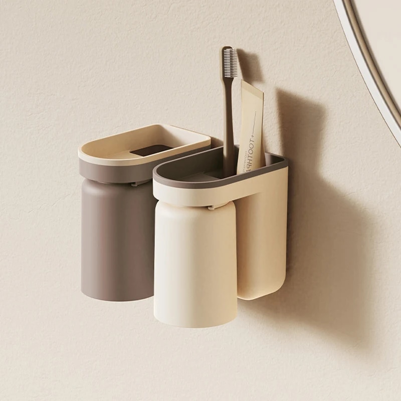 Home Bathroom Organizer - 1 Pc 혁신적인 칫솔 보관함 구멍
