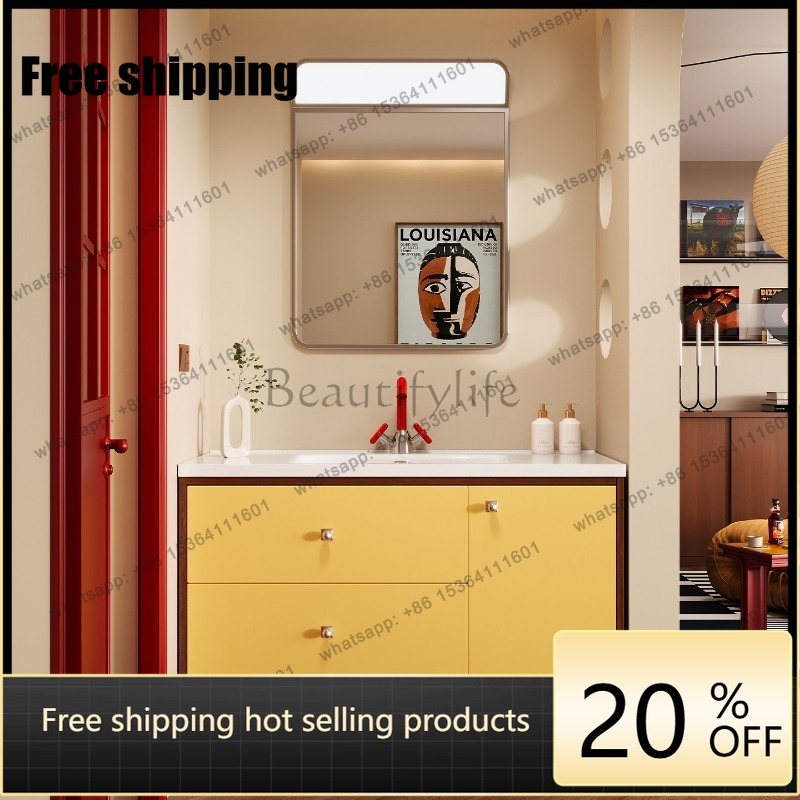Home Bathroom Vanity Combo - LJY 싱크대 벽걸이형 욕실 캐비닛 가젯
