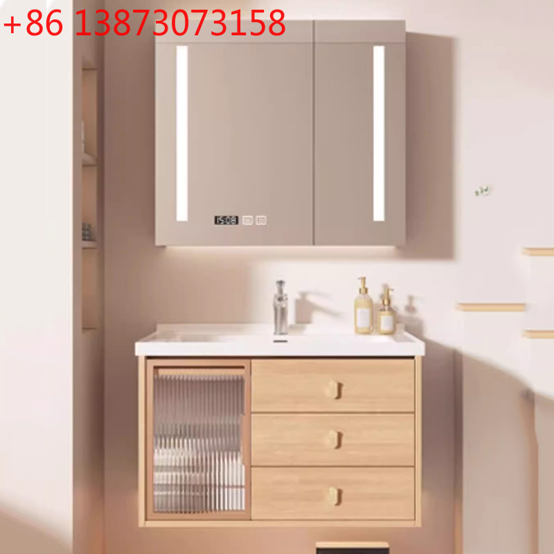 Home Bathroom Vanity Combo - 현대적인 욕실 캐비닛, 나무 종이 서랍,