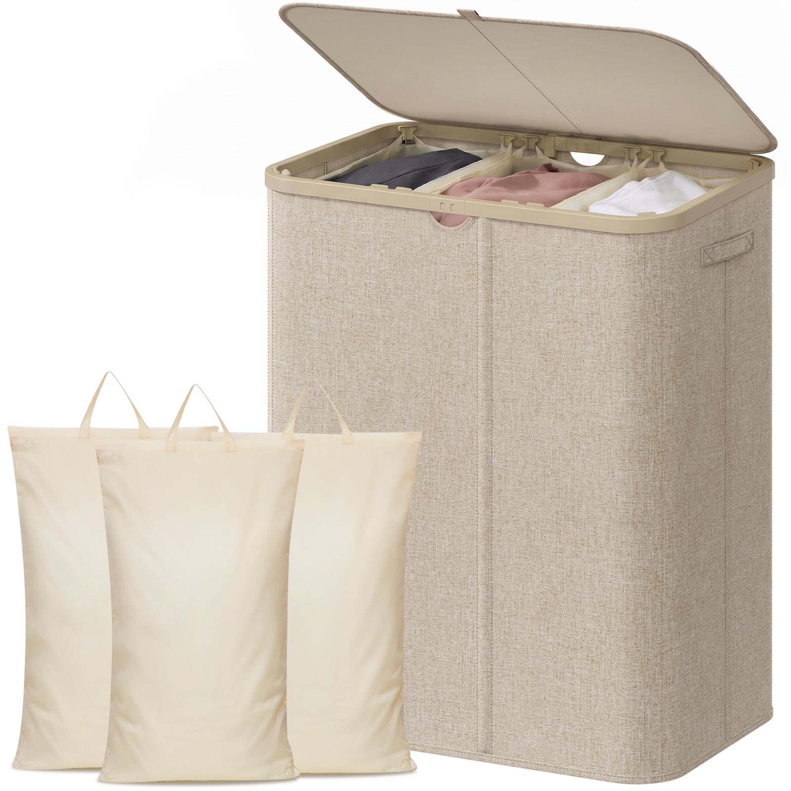 Home Essentials Bathroom Storage - 초대형 플라스틱 세탁 바구니 (110L, 150L,