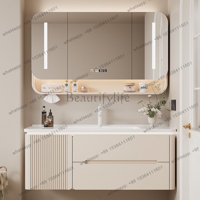 Home Bathroom Vanity Combo - LJYLuxury 현대식 욕실 캐비닛 수납 정리함