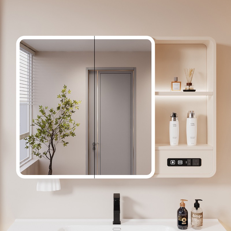 Home Bathroom Organizer - 현대적인 장식 욕실 캐비닛 정리함 거울