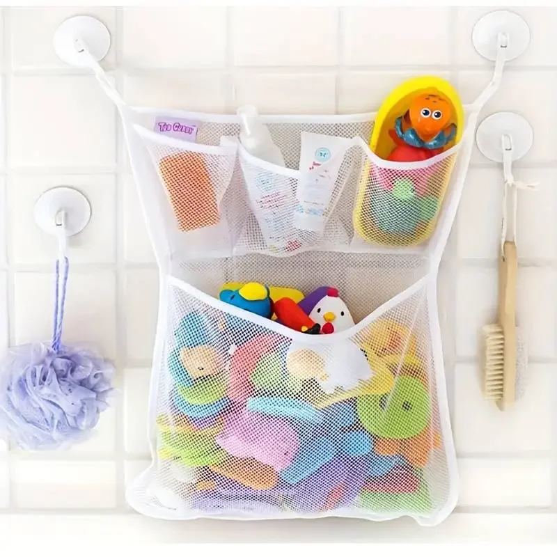 베이비 샤워 목욕 장난감 강한 흡입 컵과 흰색 아기 어 - Home Bathroom Organizer 리뷰 및 가격