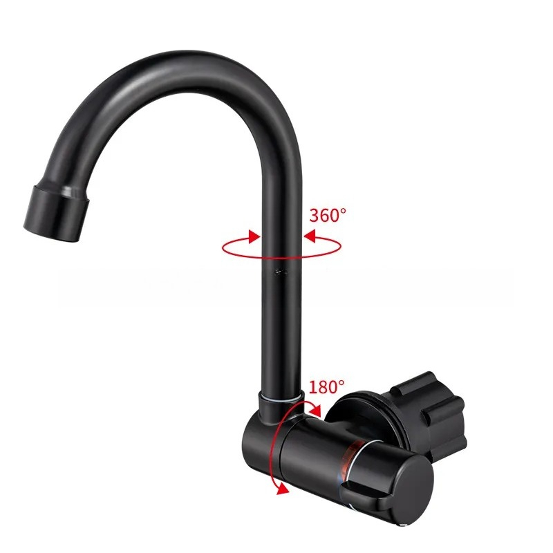 검정색 접이식 RV 수도꼭지, 캠핑카 주방 싱크대용,  - Basin Mixer Tap 리뷰 및 가격