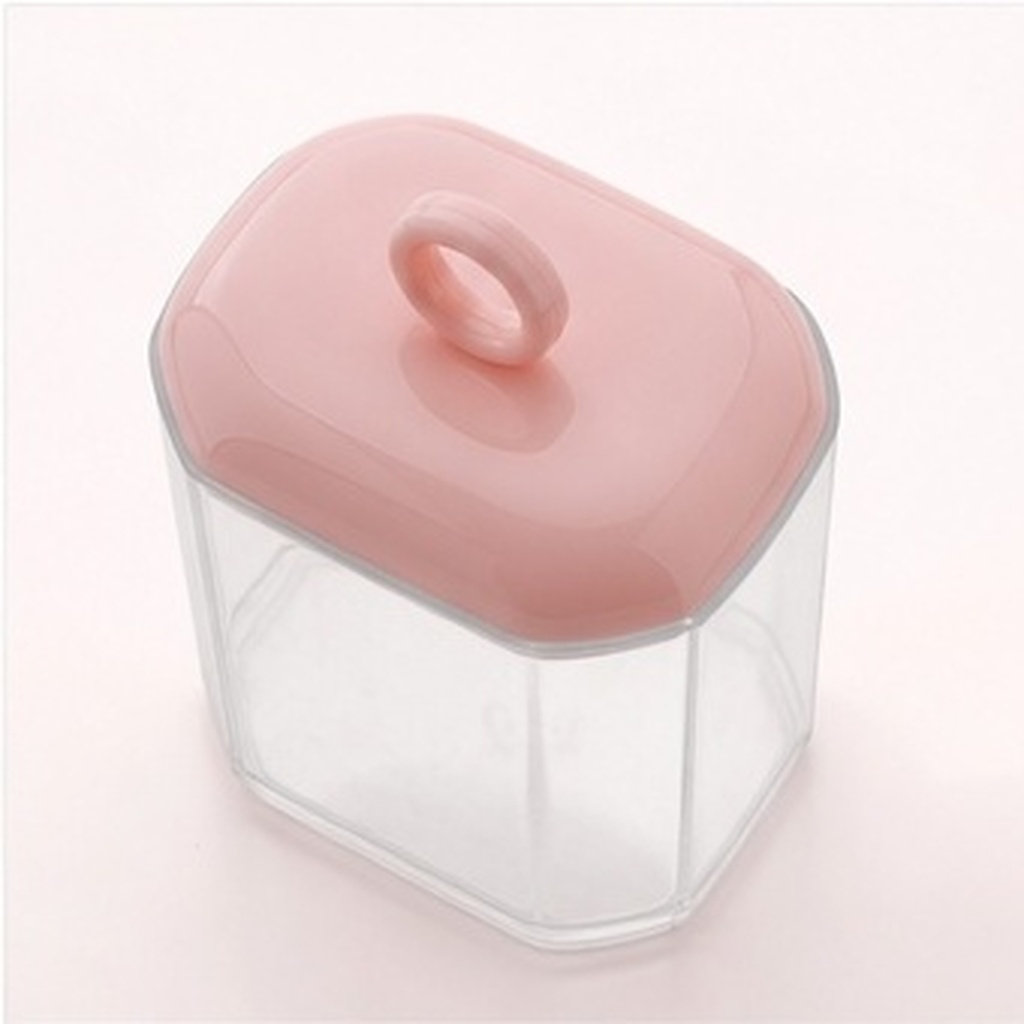 뚜껑이 있는 투명한 화장품 정리함, 욕실 화장대나 집에 - Home Essentials Bathroom Storage 리뷰 및 가격
