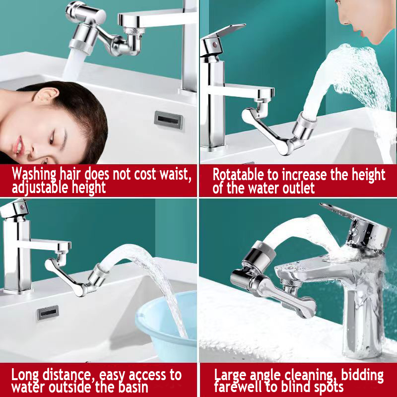 유니버설 1080 ° 회전식 조절식 수도꼭지 기계식 연 - Basin Mixer Tap 리뷰 및 가격
