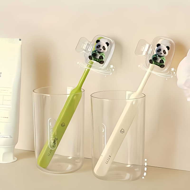 귀여운 녹색 잠옷을 입은 판다 2종 여행용 칫솔 케이스 - Home Essentials Bathroom Storage 리뷰 및 가격