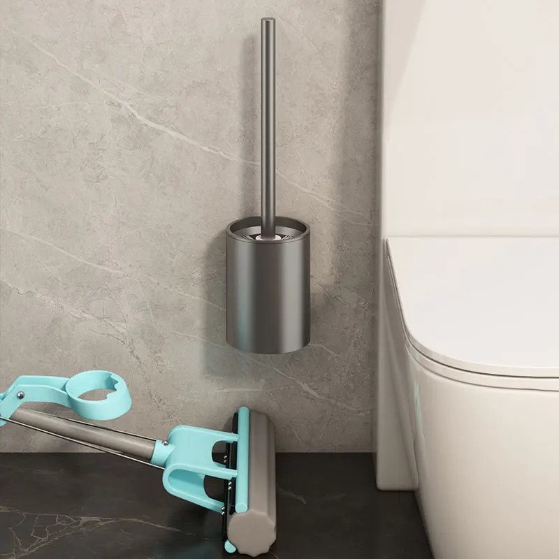 욕실 화장실 브러시 홀더 청소 도구 공간 알루미늄 벽  - Plunger Toilet 리뷰 및 가격