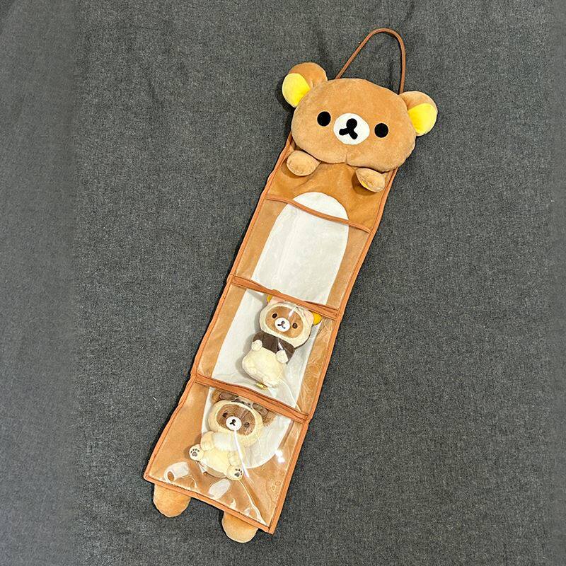 귀여운 리락쿠마 일본 만화 벽걸이 수납 가방 기숙사 침 - Home Bathroom Organizer 리뷰 및 가격