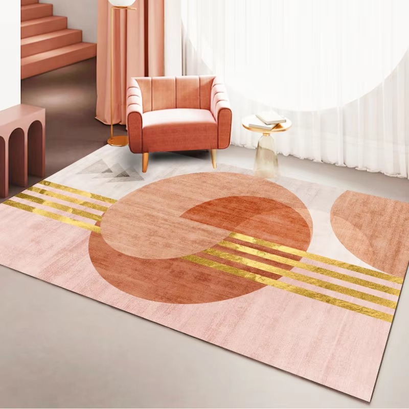 VIKAMA 마카롱 색상의 추상적인 디자인 러그: 침실 - Home Bathroom Trends 리뷰 및 가격